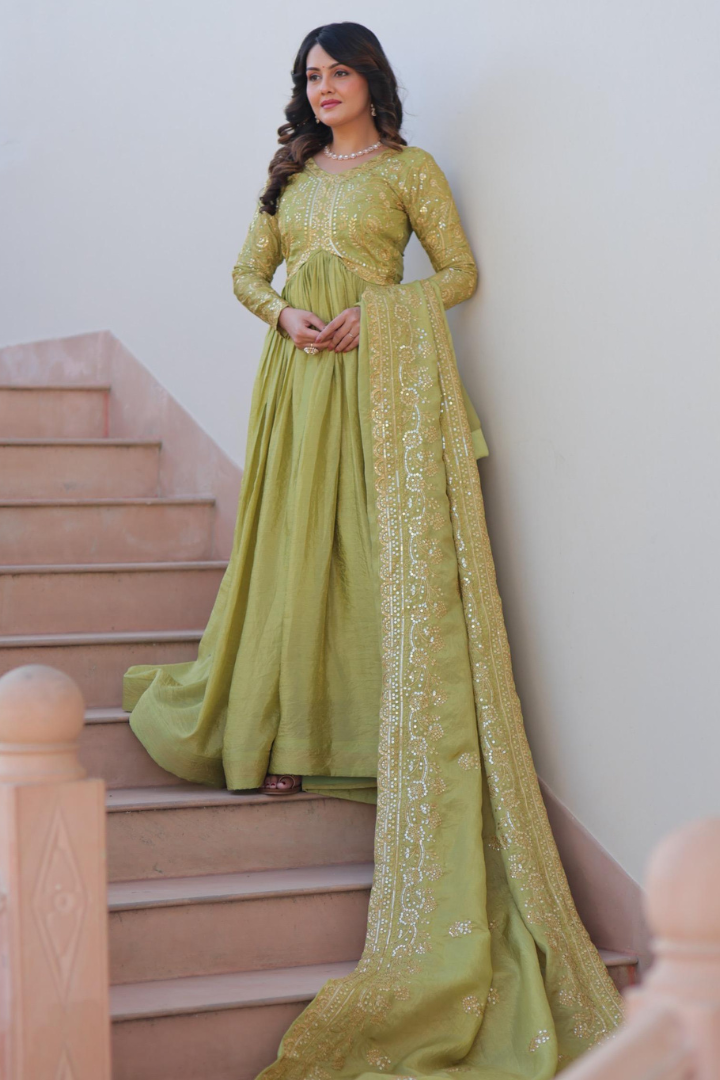 Trending Embroidered Gown Collection