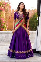 Luxury Vichitra Silk Wedding Wear